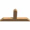 Ekena Millwork Portland Timber Gable Bracket, Western Red Cedar, 48"W x 24"H x 3 1/2"D x 5 1/2"F, 12/12 Pitch GBW048X24X0406POR00SWR - alternate 2